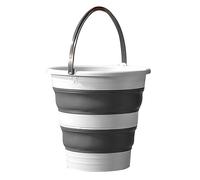 PANGBOER Cubo de agua plegable redondo para limpieza de la casa, ahorro de espacio, maceta de agua al aire libre para jardín, cubos de pesca portátiles