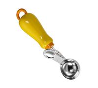 PANGBOER Cuchara de helado de acero inoxidable para servir fácilmente y cucharas de postre antiadherentes con mango ergonómico antideslizante