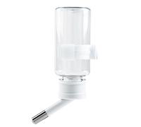 PANGBOER Dispensador automático de botellas de agua para hámsteres, dispensador de agua con cabezal de cuenta, suministro de agua para animales pequeños y hámsters