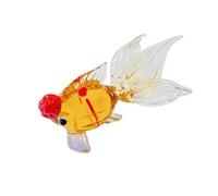 PANGBOER Escultura de Vidrio de Chino con simbolismo de Buena Fortuna, Regalo Decorativo para Celebraciones de Bodas, Estatua de en Miniatura