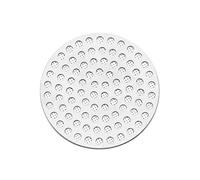 PANGBOER Filtro de café de doble capa de malla de acero de metal, filtro de malla fina, herramienta de fabricación de puck, portafiltro