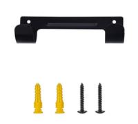 PANGBOER Gancho de acero para tabla de planchar con diseño plegable que ahorra espacio, construcción de metal resistente para el hogar, cocina, baño, gancho para tabla de planchar