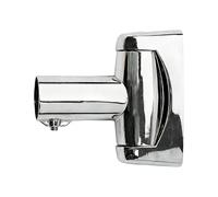 PANGBOER Global - Soporte para barra de cortina de baño de aleación de metal con rotación de cambio para conductos de 22 25 mm, se adapta a ejes rectos curvados en cualquier pared y baño