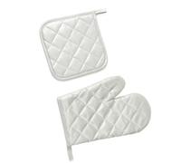 PANGBOER Guantes de horno y soporte para ollas antideslizantes para barbacoa, hornear, cocinar, microondas, salvamanteles seguros