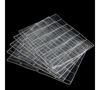 PANGBOER Hoja de colección de monedas, páginas de colección de monedas, carpeta de monedas, funda para guardar monedas, suministros de recolección de monedas, página de bolsillo para monedas