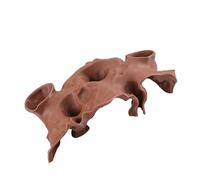 PANGBOER Interaction - Decoración de pecera con impresión 3D, túnel de cueva, casa de refugio para mascotas pequeñas para esconderse y nadar a través del hogar
