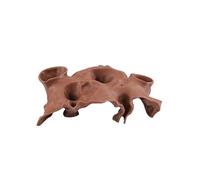 PANGBOER Interaction - Decoración de pecera con impresión 3D, túnel de cueva, casa de refugio para mascotas pequeñas para esconderse y nadar a través del hogar