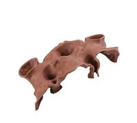 PANGBOER Interaction - Decoración de pecera con impresión 3D, túnel de cueva, casa de refugio para mascotas pequeñas para esconderse y nadar a través del hogar
