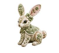 PANGBOER Juego completo de costura de animales de la selva de con guía para decoración hecha a mano de, ciervo y rana, juego de bordado de
