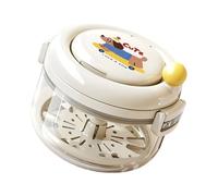 PANGBOER Limpiador manual de retención con estuche de almacenamiento de ortodoncia integrado, materiales ABS resistentes para el cuidado de prótesis