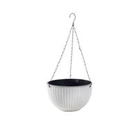 PANGBOER Macetas colgantes de resina que ahorran espacio, para helechos de vid, modernos, para interiores, balcón, jardinería, accesorios colgantes