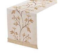 PANGBOER Mantel multiusos de tela lavable, resistente a derrames, para fiestas de cocina y comedor en interiores y exteriores, camino de mesa de poliéster