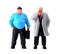PANGBOER Modelos de Figuras de diseño a Escala, Juego de Personajes de gángster 1/64 para decoración de Escritorio, Estilo de Estante, escenas de exhibición y diseños de Modelos Modelos de Figuras de