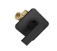 PANGBOER Moderna puerta de ducha de bronce con buscador angular, cubierta de baño, humedad, sustancias inmunológicas, guía de instalación rápida, juego moderno de accesorios de baño