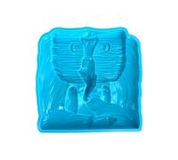 PANGBOER Molde artístico de yeso de simio exquisita figura para manualidades y elegante acento de habitación bellamente hecho a mano, figuras de mono 3D, molde de silicona de mono