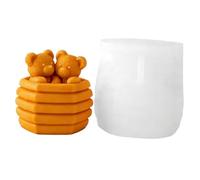PANGBOER Molde de silicona de grado alimenticio para resina, jabón, chocolate, hornear, decoración del hogar, molde de animales