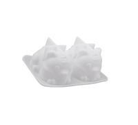 PANGBOER Molde de silicona resistente a altas temperaturas con forma de animal en 3D de dibujos animados para postres y chocolate, resistente a altas temperaturas