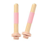 PANGBOER Percha para pájaros de superficie rugosa, 2 piezas para loros que proporcionan un excelente ejercicio de pies y salud del pico, 2 piezas de juguete para masticar pájaros