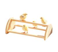 PANGBOER Plataforma de descanso de madera de varios tamaños para aves juveniles que promueven el comportamiento natural de la gallina, perca multiescena para aves de corral