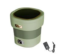 PANGBOER Pocketss - Lavadora de 10 L, secado automático y silenciosa, portátil para ropa interior, calcetines, bolsillos de viaje, lavadora automática