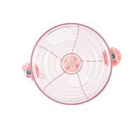 PANGBOER Rueda De Entrenamiento Interactiva para Comedero Pájaros Loros Juguete Alimentación Forraje Soporte Comida Transparente Jaula Bolas Accesorios Enriquecimiento Aves Y