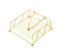 PANGBOER Servilletero cuadrado de hierro resistente para encimera, cocina, hogar, mesa de comedor, estante de almacenamiento para toallas de papel, organizador de cocina moderno, soporte de pañuelos