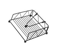 PANGBOER Servilletero cuadrado de hierro resistente para encimera, cocina, hogar, mesa de comedor, estante de almacenamiento para toallas de papel, organizador de cocina moderno, soporte de pañuelos