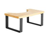 PANGBOER Taburete ergonómico de madera ajustable para uso en inodoro, promueve la digestión y la posición, asiento de regalo