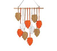 PANGBOER Tapiz de macramé para colgar en la pared, vintage, tejido a mano, para apartamento, hogar, granja, tapices decorativos, adornos para colgar en la pared