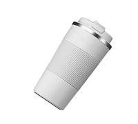 PANGBOER Taza de café de acero inoxidable de doble capa para viajes en casa, tazas para comida de niños