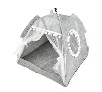 PANGBOER Tienda de campaña a prueba de mosquitos para perros, perreras, cama nido interior para cachorros, casa cueva, ligera, para gatos, plegable y ligera