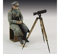 PANGCHENG 1/35 Figura de Modelo de Resina Soldado GK Erwin Rommel telescopio observador Tema Militar de la Segunda Guerra Mundial Kit sin Montar y sin Pintar
