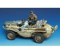 PANGCHENG 1/35 wimmwagen Crew no Tiene Figura de Soldado de Coche Figura histórica Kit de Resina sin Montar sin Pintar