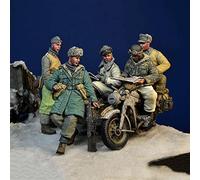 PANGCHENG La tripulación del Hombre Moderno 1/35 Incluye 5 Kits de Modelos en Miniatura de Figuras de Resina Sin ensamblar sin Pintar