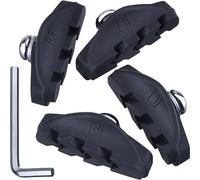 Pangda 2 Pares de Pastillas de Freno de Carretera con Herramienta de instalación, Pinzas de Freno de 50 mm, Color Negro