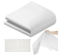 Pangda Merv 13 - Material del filtro de aire de 30 pies cuadrados, 2 x 15 pies, corte para adaptarse a medios de filtro transpirables para rejillas de ventilación de registro de verano, ventilador de