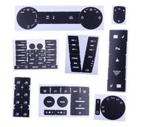 PangFa Etiquetas Engomadas de la Cubierta del BotóN del Aire Acondicionado del Coche para VW Touareg 2004-2009,Accesorios Interiores