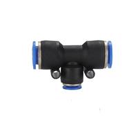 Pangocho Accesorios de tubería, conector neumático de plástico, accesorio de empuje rápido for conexión de aire y agua, conexión 10-8 8-6 6-4(PEG16-12)