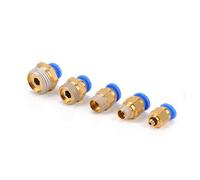 Pangocho Conector de tubería de rosca macho, acoplamiento rápido de latón, PC, accesorio neumático de aire, 4mm, 6mm, 8mm, 10mm, 12mm, tubo de manguera 1/4 BSP 1/2 1/8 3/8(PC8-02)