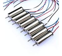 Pangocho Jinchao-Motor de Corriente Continua 10 unids/Lote 3.7V 720 Motor de CC sin núcleo, 48000RPM Micro Micro Velocidad DIY RC Drone Mini Model Model Model Modelo DE DRUTÓN, Fácil de Instalar