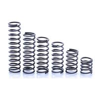 Pangocho Jinchao-Resorte de compresión, 10PCS presión del Muelle, la compresión del Resorte, Wire Dia1.2mm Outer Dia10mm de Cuerpo Entero, 10 15 20 25 30 35 40 45 50 mm ，No se deforma fácilmente