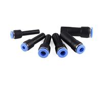Pangocho Reductor de empuje de enchufe de accesorios neumáticos a través de tubo PGJ de 6/8/10/12mm a conector de aire de tubo de 4/6/8/10mm(PGJ 12-8,5PCS)
