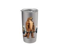 Pangolin Deadlift Gimnasio de levantamiento de pesas Fuerza silenciosa Vaso térmico de acero inoxidable de doble pared