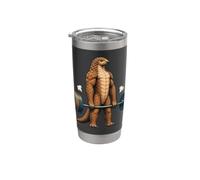 Pangolin Deadlift Gimnasio de levantamiento de pesas Fuerza silenciosa Vaso térmico de acero inoxidable de doble pared