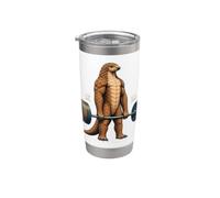 Pangolin Deadlift Gimnasio de levantamiento de pesas Fuerza silenciosa Vaso térmico de acero inoxidable de doble pared