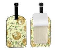 Pangolines y margaritas,Etiquetas de equipaje de cuero sintético con nombre, etiquetas de viaje duraderas, 2 unidades