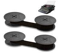 pangutheos 2 Pieza Cinta Máquina de Escribir, 10M x 13MM Cinta Universal de Escribirs para GR-4 Modelos y Otras Máquinas de Escribir Antiguas (Negro)