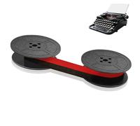 pangutheos Cinta Máquina de Escribir, 10M x 13MM Cintas de Tinta para Máquina de Escribir, Cinta Universal de Escribirs para GR-4 Modelos y Otras Máquinas de Escribir Antiguas (Rojo)