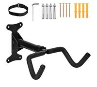 Pangutiandi Soporte de pared plegable de metal para bicicleta, soporte de pared ajustable, almacenamiento de bicicletas para garaje y pared, gancho para bicicleta, soporte para bicicleta de montaña,