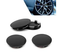 PANGUYN 4 Pcs Tapas Centro Tapacubos para Ford Fiesta Focus Mondeo 54mm, Tapas para Llantas Juego de Tapacubos Tapas de Rueda de Centro Centrales Llantas,Black